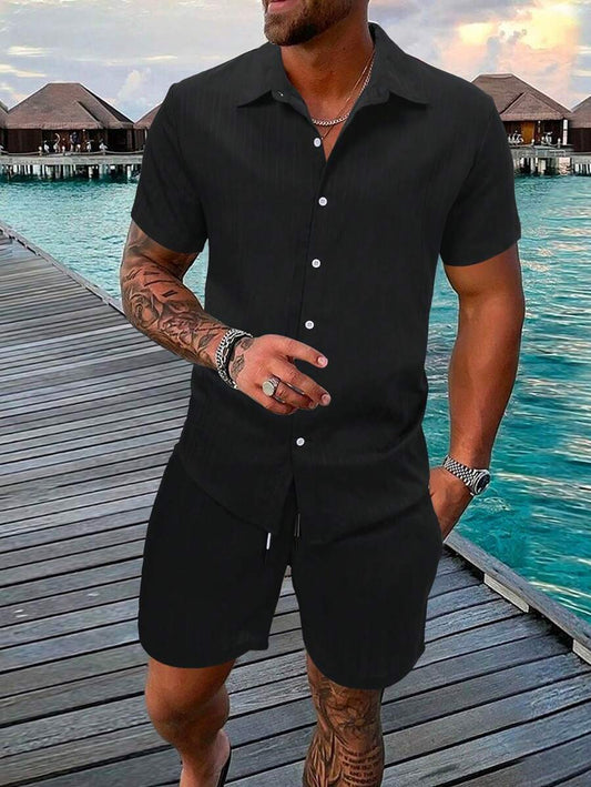 [KAUFE 1, ERHALTE 2] Conjunto Hemd und Shorts – Leicht & Stylisch für den Sommer