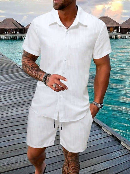 [KAUFE 1, ERHALTE 2] Conjunto Hemd und Shorts – Leicht & Stylisch für den Sommer