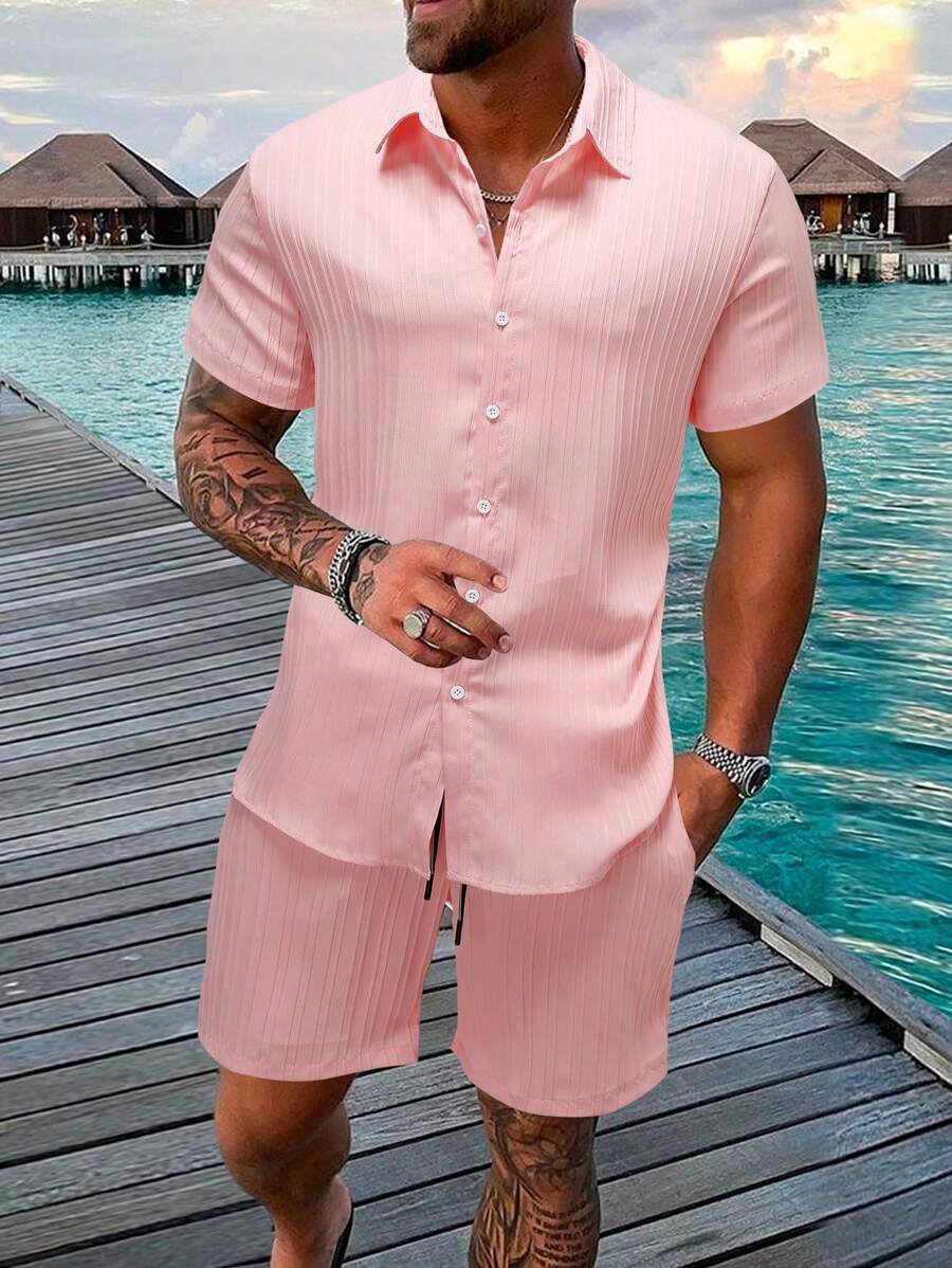 [KAUFE 1, ERHALTE 2] Conjunto Hemd und Shorts – Leicht & Stylisch für den Sommer