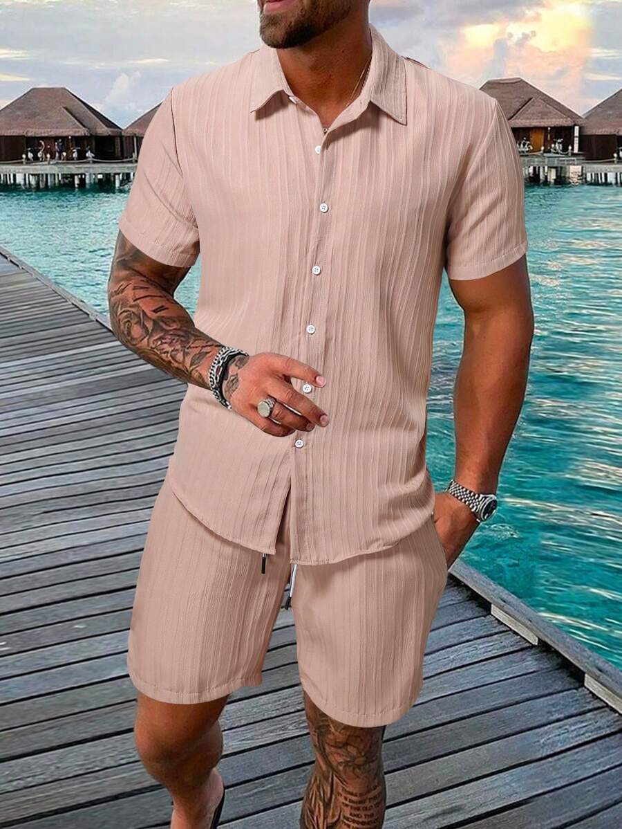 [KAUFE 1, ERHALTE 2] Conjunto Hemd und Shorts – Leicht & Stylisch für den Sommer