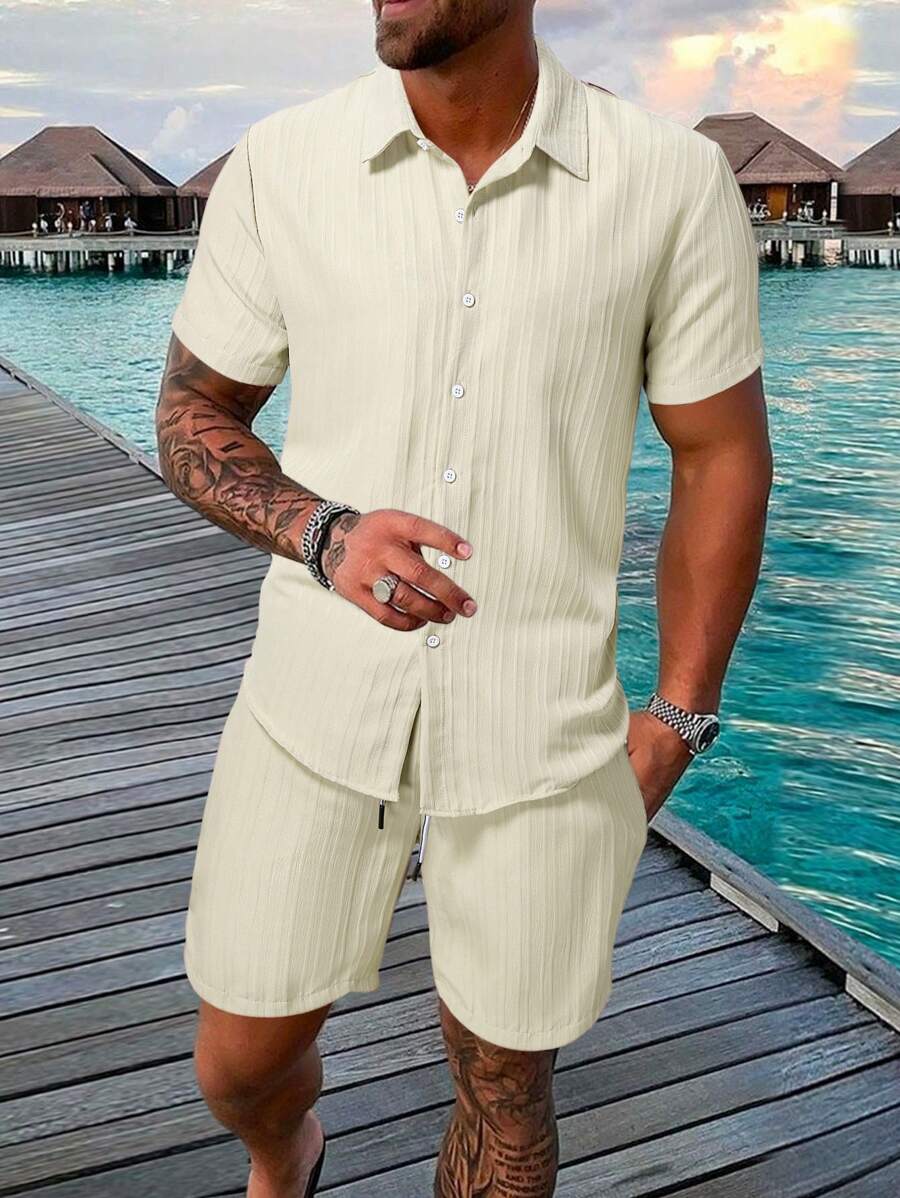[KAUFE 1, ERHALTE 2] Conjunto Hemd und Shorts – Leicht & Stylisch für den Sommer
