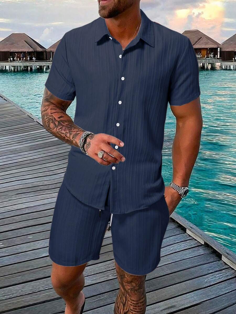 [KAUFE 1, ERHALTE 2] Conjunto Hemd und Shorts – Leicht & Stylisch für den Sommer
