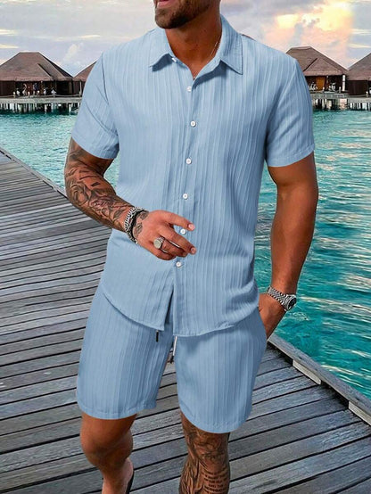 [KAUFE 1, ERHALTE 2] Conjunto Hemd und Shorts – Leicht & Stylisch für den Sommer