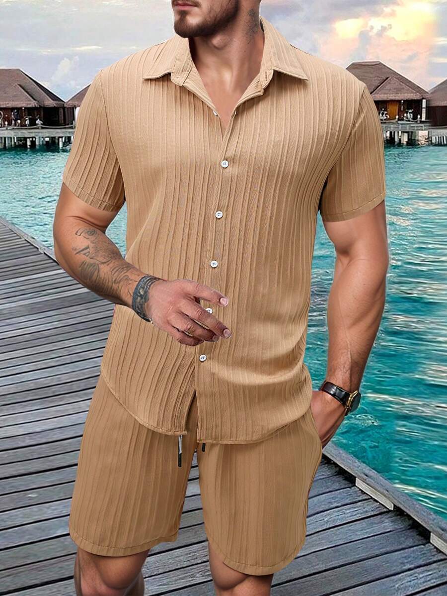 [KAUFE 1, ERHALTE 2] Conjunto Hemd und Shorts – Leicht & Stylisch für den Sommer
