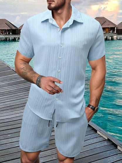 [KAUFE 1, ERHALTE 2] Conjunto Hemd und Shorts – Leicht & Stylisch für den Sommer