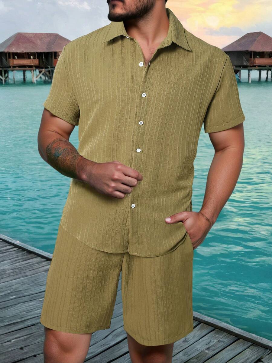 [KAUFE 1, ERHALTE 2] Conjunto Hemd und Shorts – Leicht & Stylisch für den Sommer