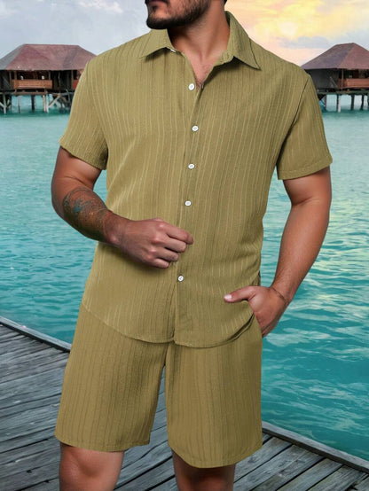 [KAUFE 1, ERHALTE 2] Conjunto Hemd und Shorts – Leicht & Stylisch für den Sommer