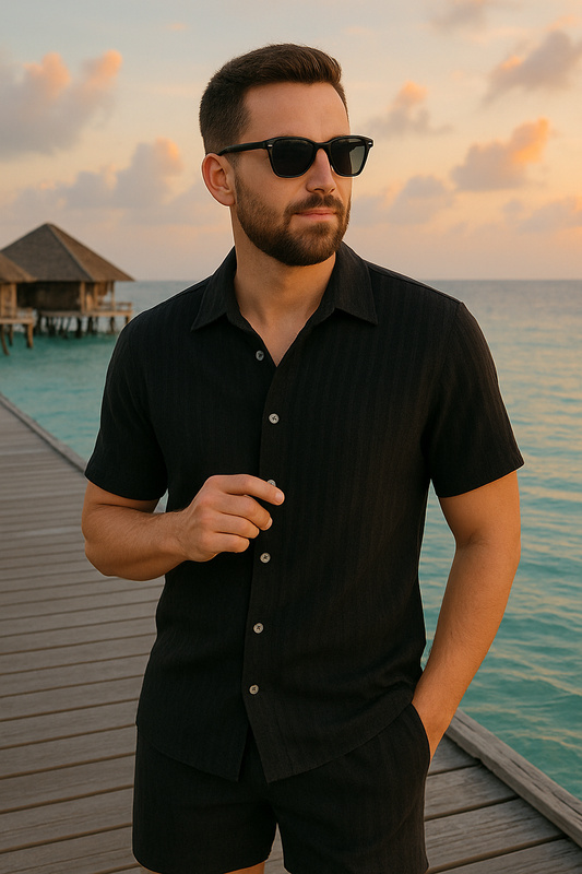 [KAUFE 1, ERHALTE 2] Conjunto Hemd und Shorts – Leicht & Stylisch für den Sommer